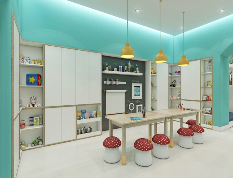 Children’s books selected for home nurseries and playrooms.