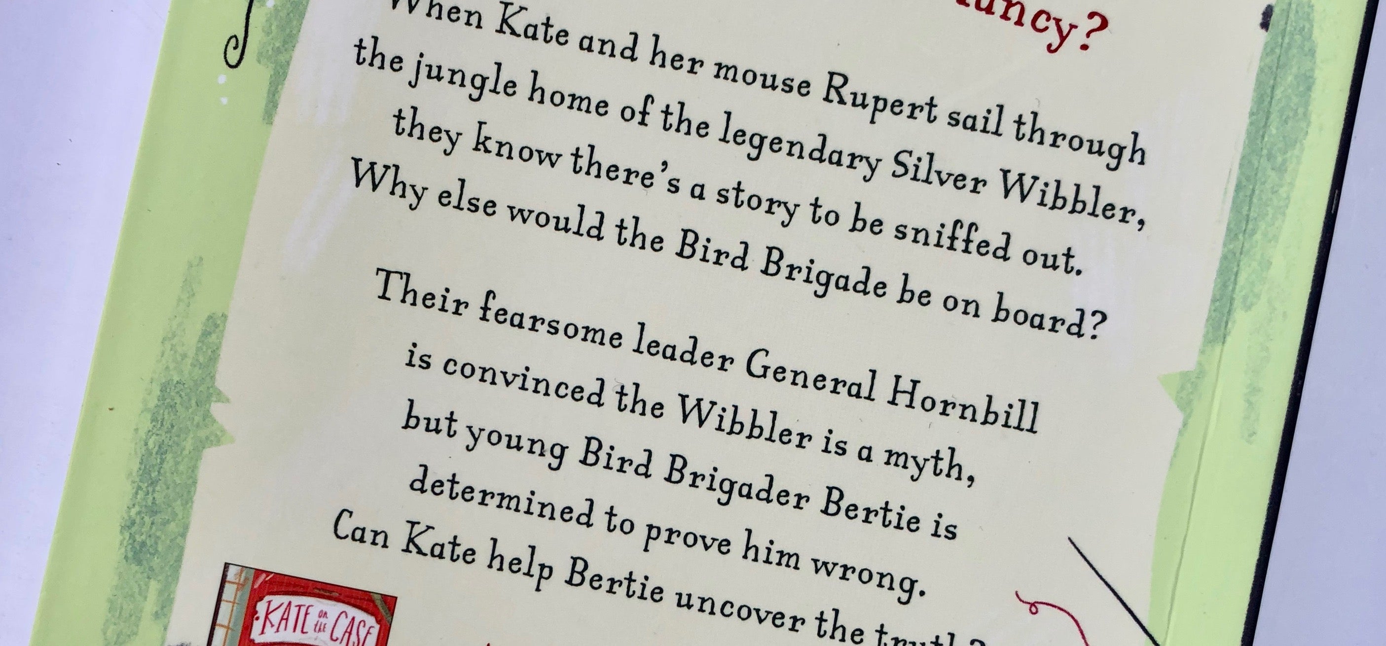 Kate on the Case: The Call of the Silver Wibbler