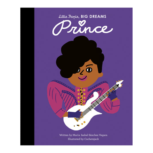 Cover of Little People, BIG DREAMS: Prince, an illustrated children’s biography.
